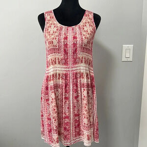 Jane and Delancey Women Dress Pink Floral Sleeveless Dress Size XS